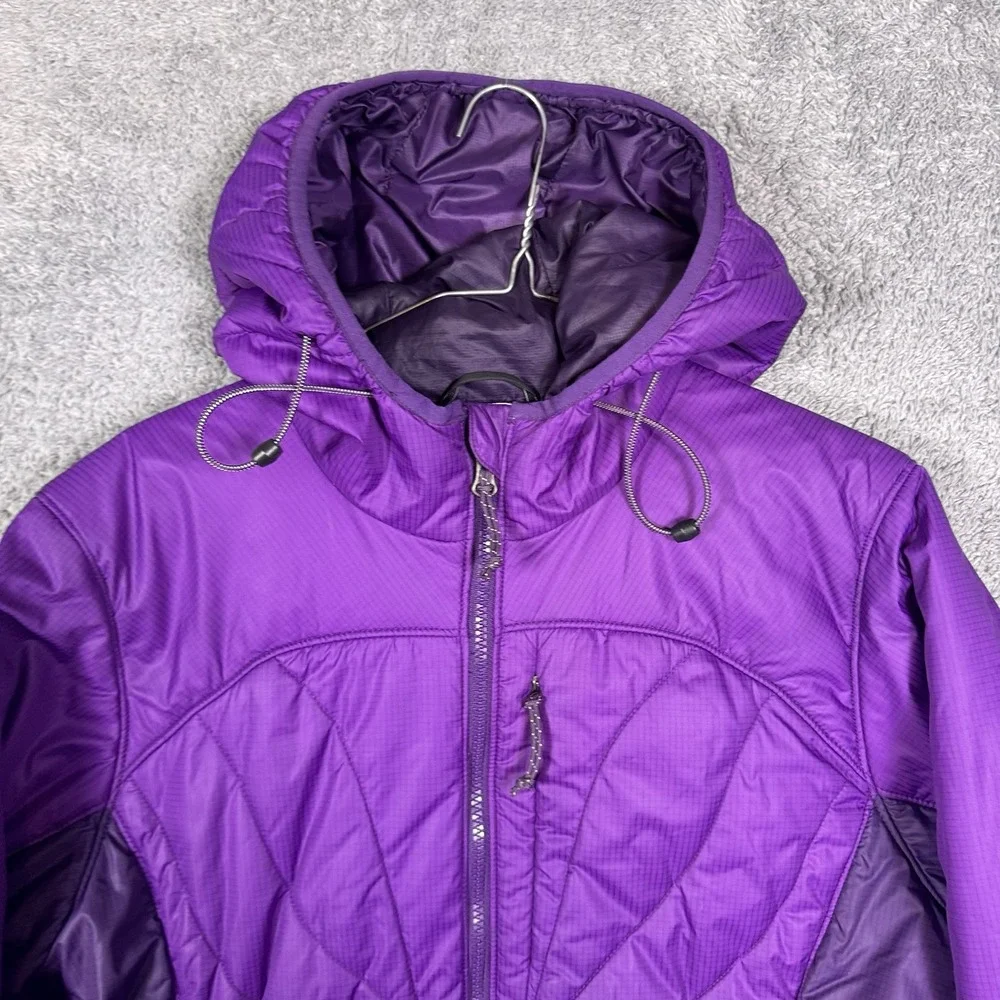 L.L. Bean PrimaLoft Jacket‎ Womens L Parka Quilted Puffer Stowaway Ripstop 0HKQ3
